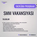 Maaşlı SMM təcrübəçi vakansiyası